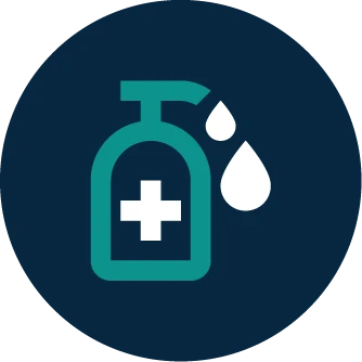 Resistant to alcohol, iodine and other disinfectants