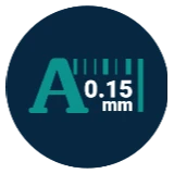 0.15mm micro character accuracy