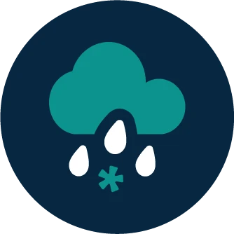 Rainy, snowy and humid environment